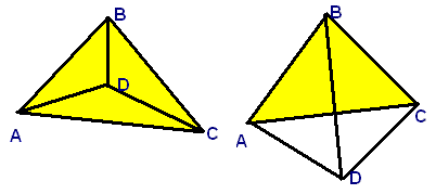 Попадание точки в треугольник